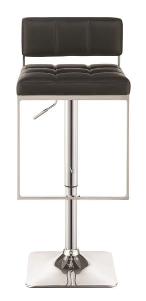 Adjustable Bar Stool in Black