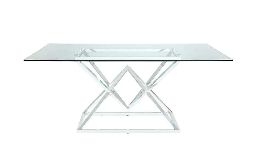 Coaster Dining Room Rect Glass Dining Table 109451