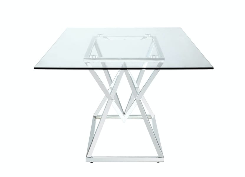 Coaster Dining Room Rect Glass Dining Table 109451
