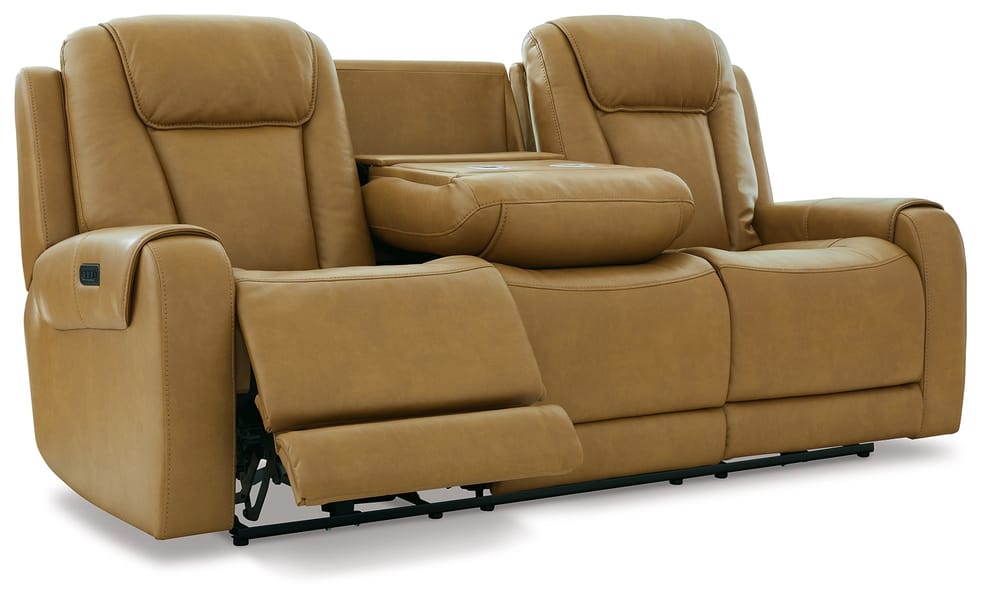 Ashley Living Room Card Player Power Reclining Sofa 1180715