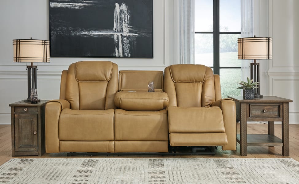 Ashley Living Room Card Player Power Reclining Sofa 1180715