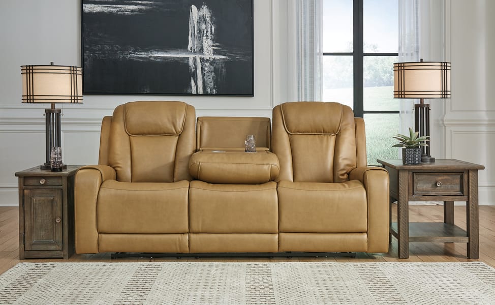 Ashley Living Room Card Player Power Reclining Sofa 1180715