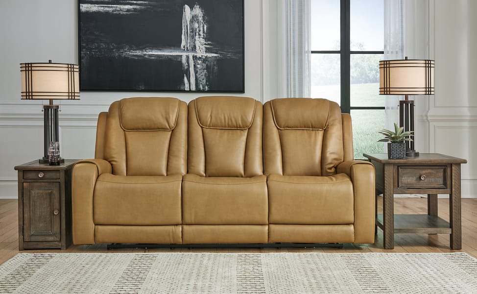 Ashley Living Room Card Player Power Reclining Sofa 1180715