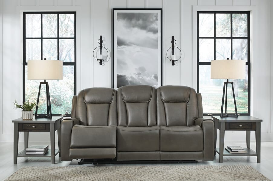 Ashley Living Room Card Player Power Reclining Sofa 1180815