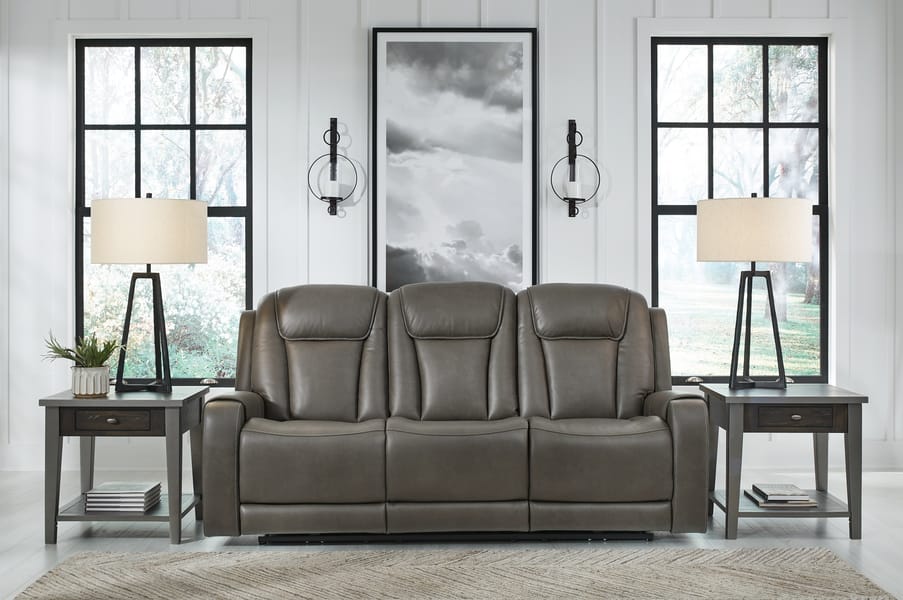 Ashley Living Room Card Player Power Reclining Sofa 1180815