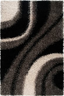 Kem Gray Shag  5x8 Rug