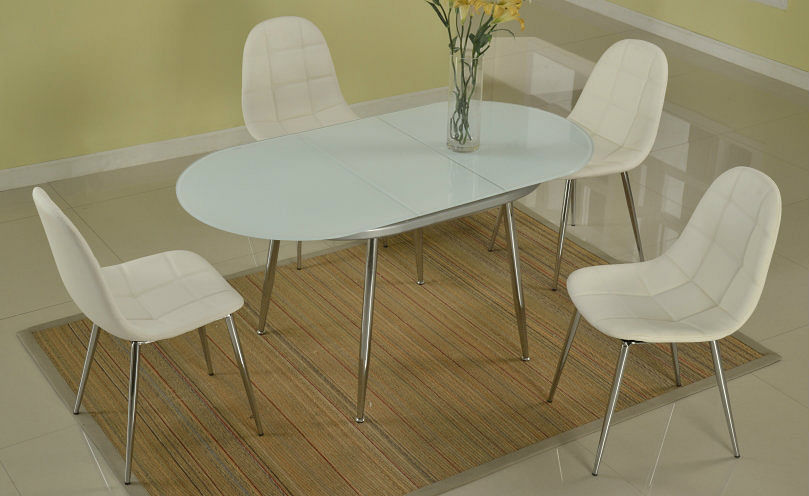 Donna Extendable Dining Table with 4 Chairs
