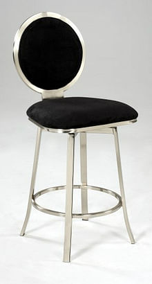 Brushed Nickel Bar Stool