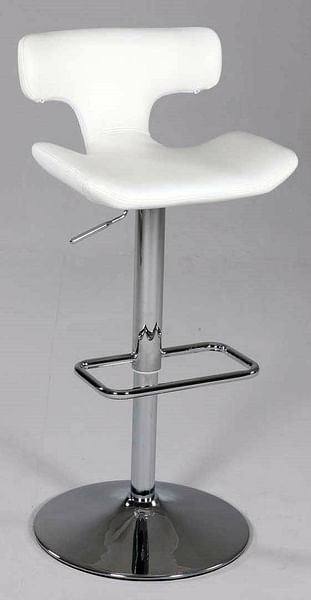 Puzzel White Bar Stool