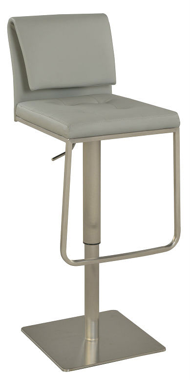 Gray Stainless Steel Bar Stool
