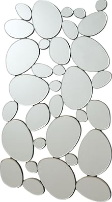 Modern Pebble Mirror