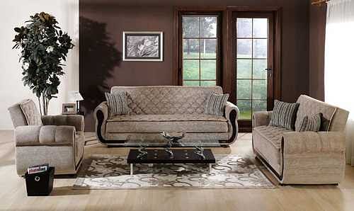 Argos  Sofa bed in Light Brown