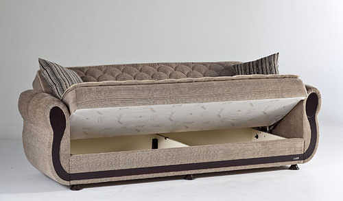 Argos  Sofa bed in Light Brown