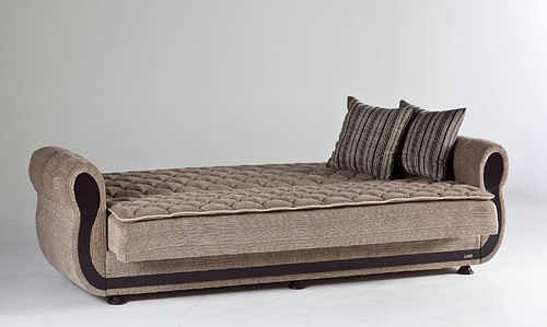 Argos  Sofa bed in Light Brown