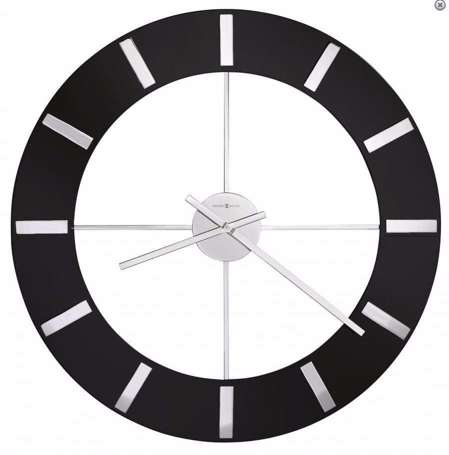 BLACK WALL CLOCK