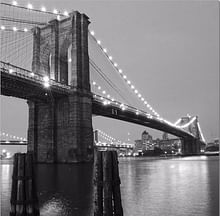 Art on Acrylic Brooklyn Bridge