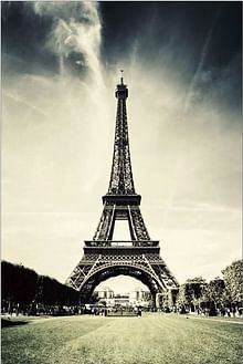 Art on Acrylic Eiffel Tower
