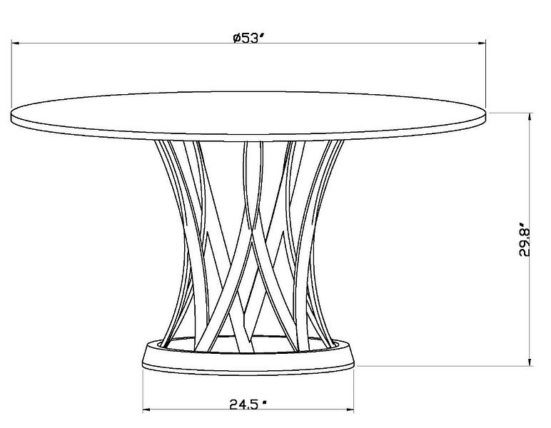 Janet Marble Top Table