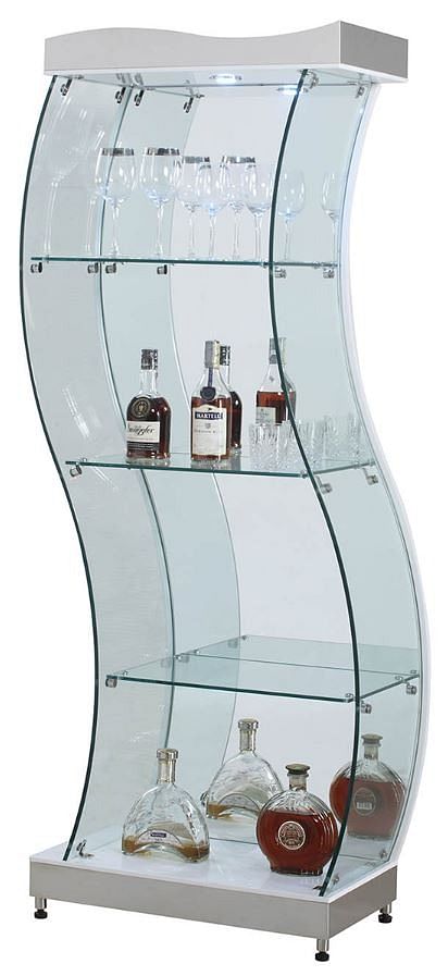 S-Shaped Glass Curio