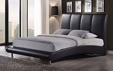 Sally Queen Black Bed