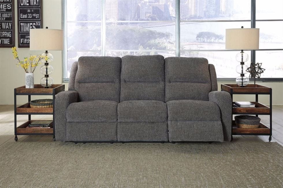 Ashley Furniture - Apollo Power Reclining Sofa with Adjustable Power Headrest