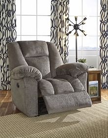 Ashley Furniture - Nimmons Power Recliner in Taupe