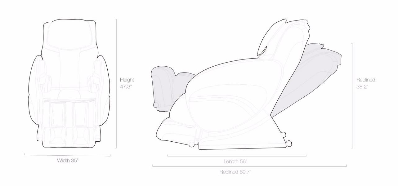 Living Room Massage Chairs Cozzia CZ388 Message Chair at iStyle