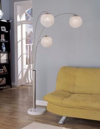 Sand Chrome Floor Lamp
