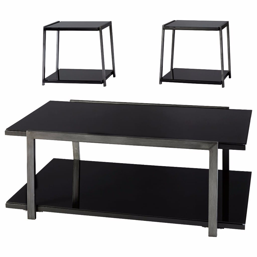 Ashley Furniture - Rollnx 3pc Occasional Table Set