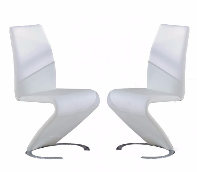 Laura Modern Dining Chair in White
