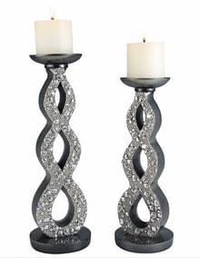 Silver Twilight Candle Holder