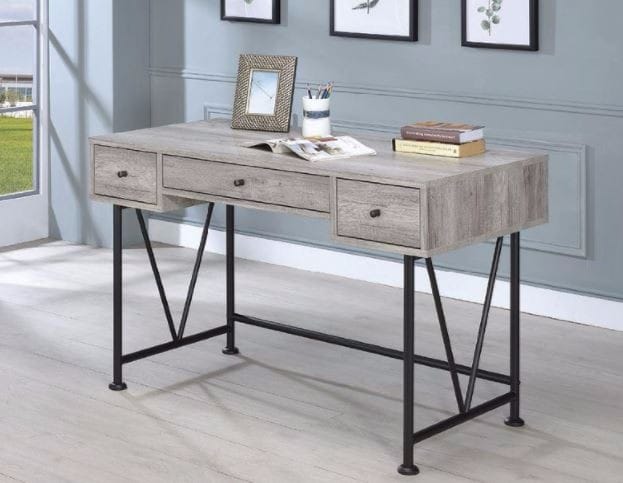 Grey Driftwood Desk Remix