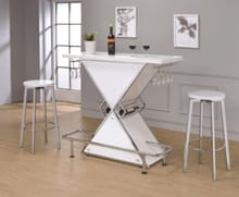 Glossy White Bar Unit