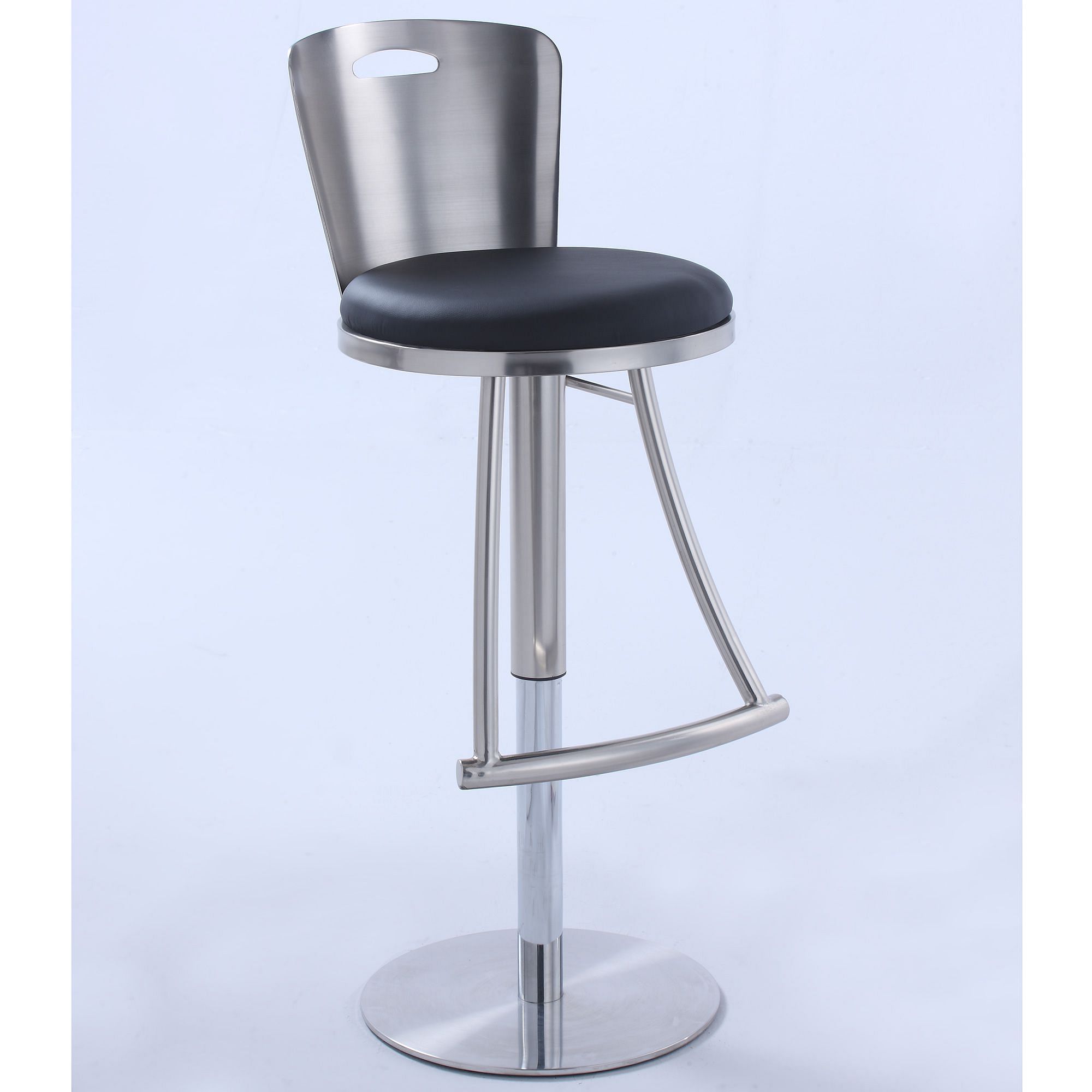 Grey Metal Bar Stool