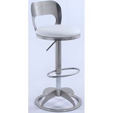 Oval White Bar Stool
