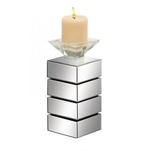 Small Mirror Glass Candle Holder