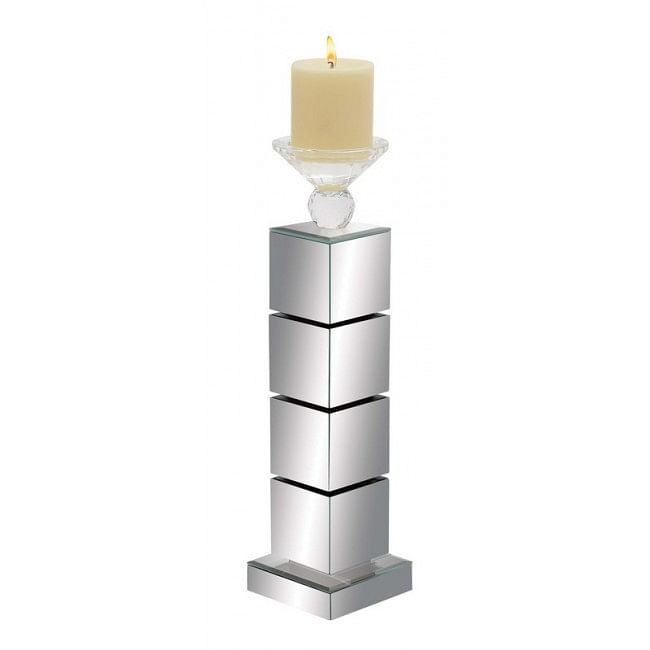 Mirror Glass Candle Holder