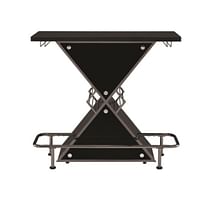 Glossy Black Bar Unit in black