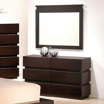 Knotch Dresser and Mirror