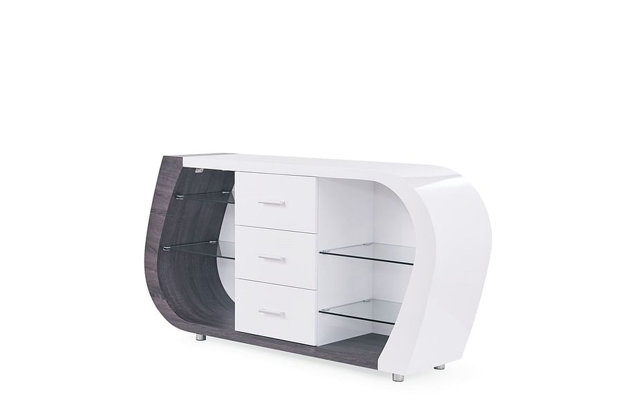 ROVER WHITE AND GRAY BUFFET