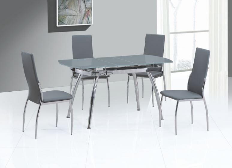 Luna Extendable Dining Table and 4 Chair Set