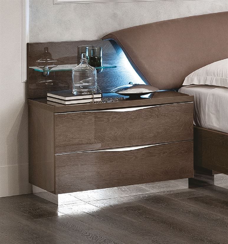 Platinum Drop Nightstand