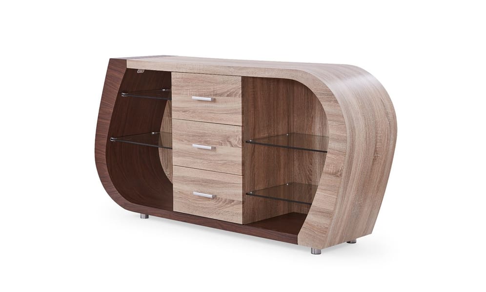 Ruby Brown Wood Buffet