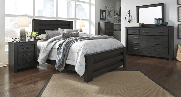 Brinxton store panel bed