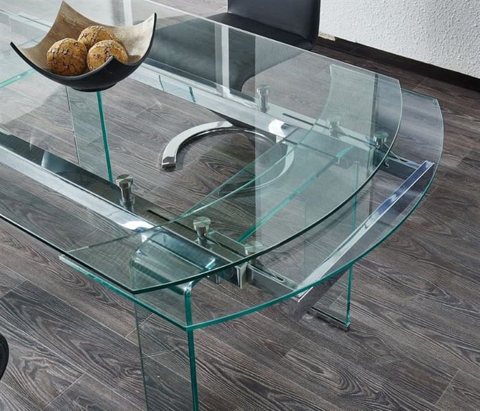 Clear 5pc Dining Set
