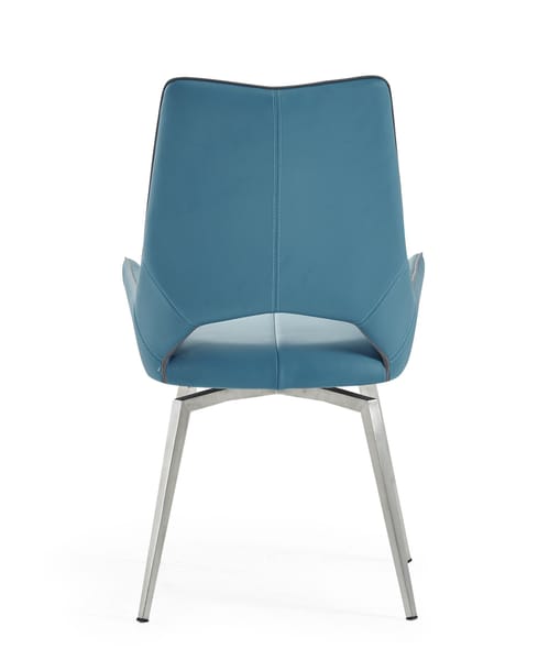 Hermes Blue Swivel Chair