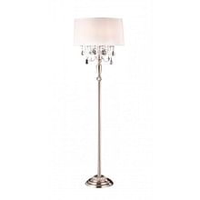 Crystal Silver Floor Lamp