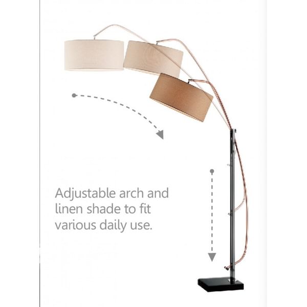Avant Copper Arch Floor Lamp