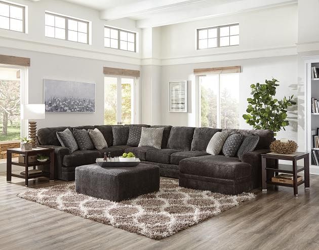 Mammoth Grey 40&quot; Ottoman