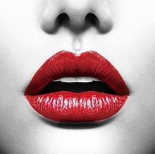 Art on Acrylic Glossy Red Lips